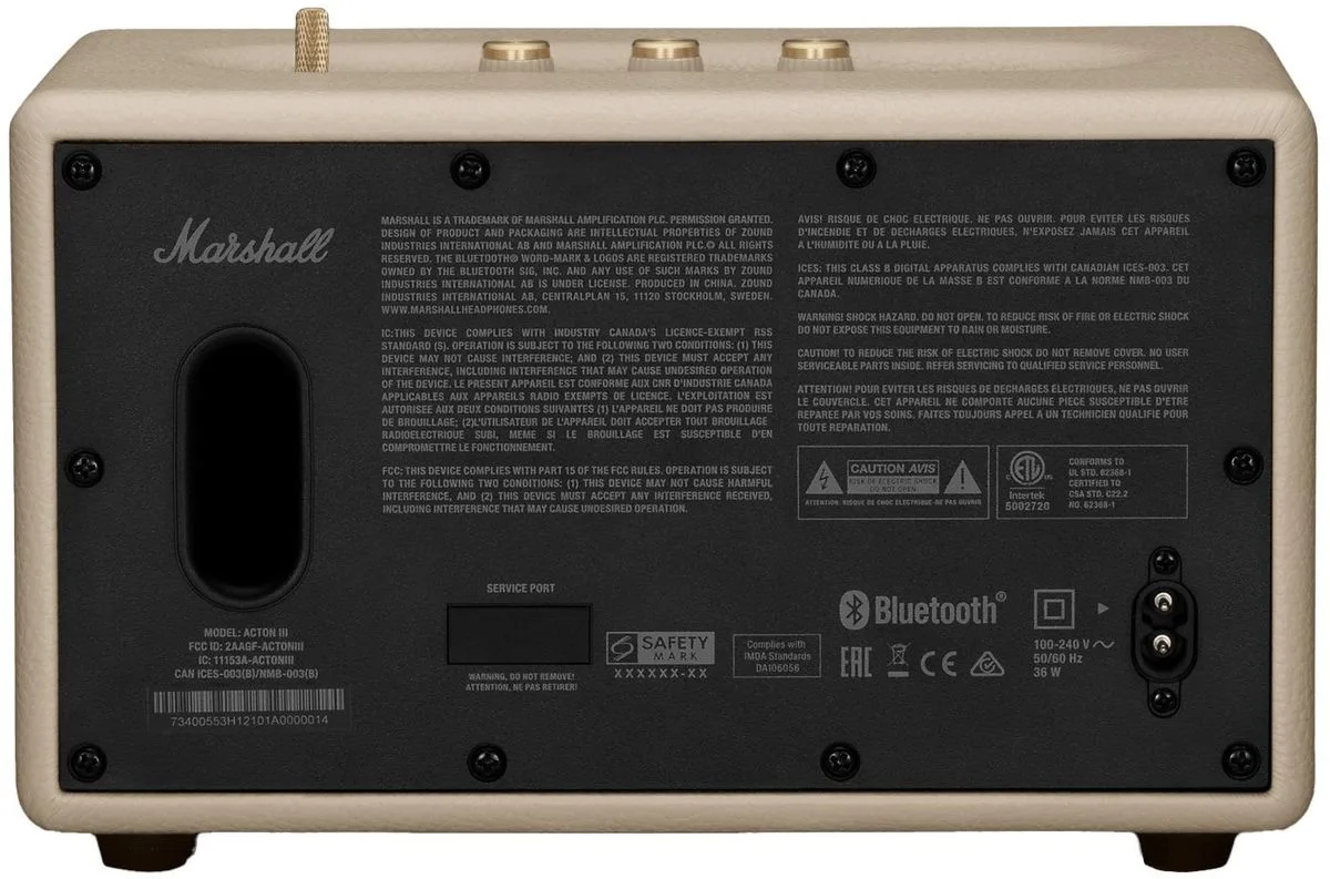 Marshall Acton 3 BT Crème Enceintes connectées