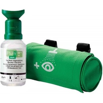 Trousse de secours lave-œil – Solution saline stérile 200 mL