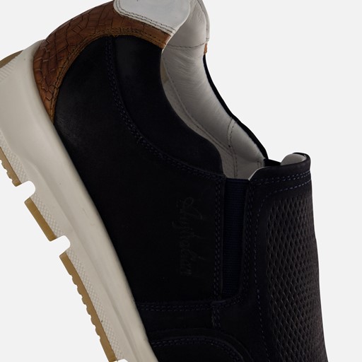 Australian Eagle Instappers blauw Nubuck