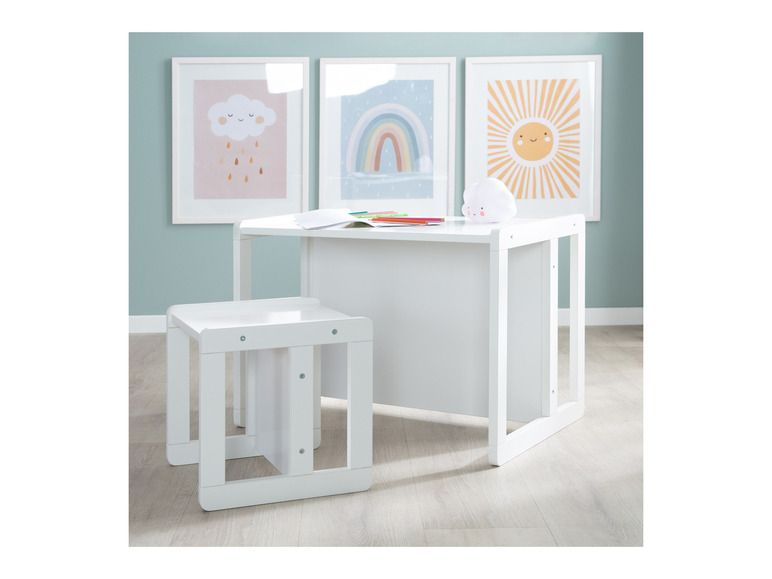 Kindertafel met stoel Montessori 3-in-1