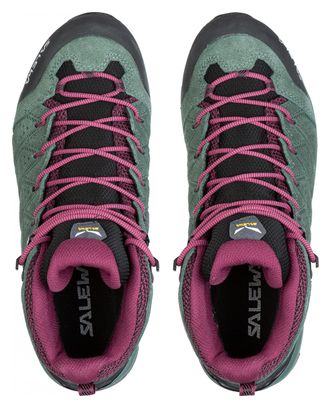 Chaussures de Randonnée Femme Salewa Alp Mate Mid Wp Vert