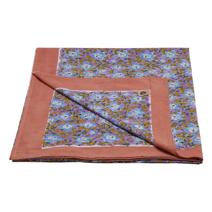 Doing Goods Plaid à fleurs Alyssa | Terracotta