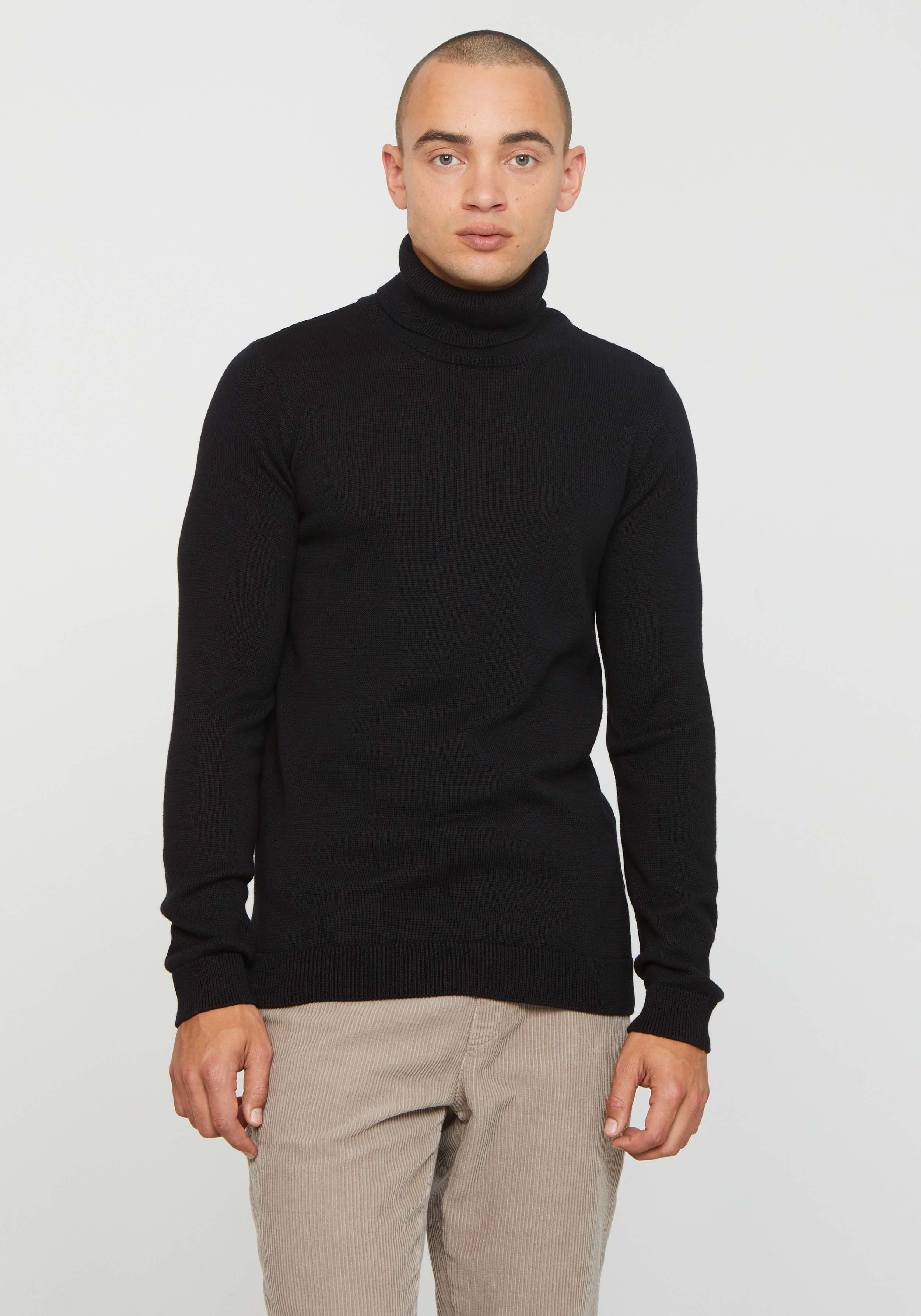 Recolution Rollkragenpullover Pine Black