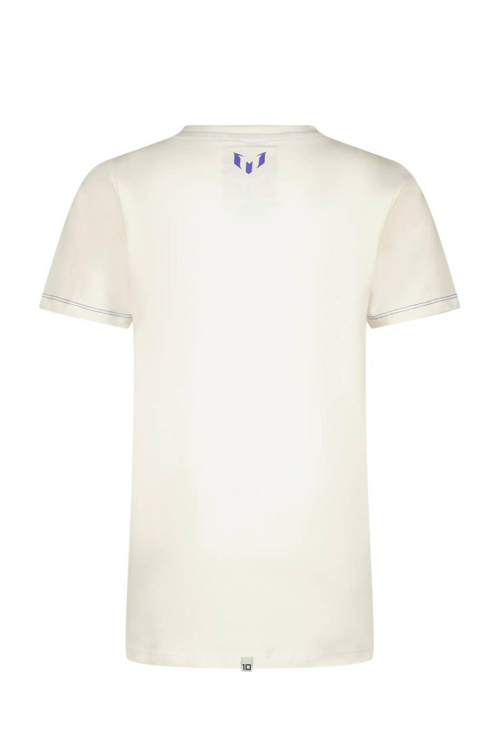 Vingino T-shirt met printopdruk wit/hardblauw