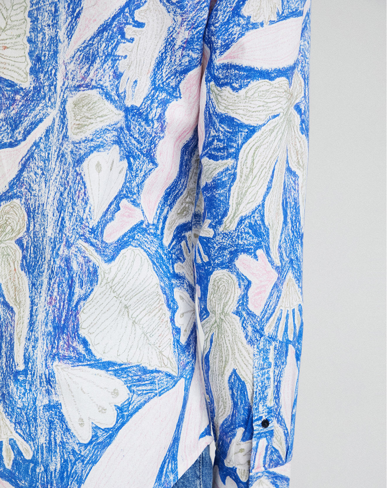 Desigual Chemise Timothee bleu royal