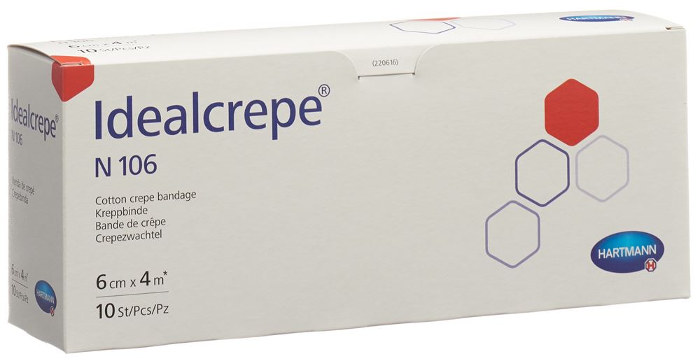 IVF Idealcrepe Binde<br>10 Stück, 4mx6cm