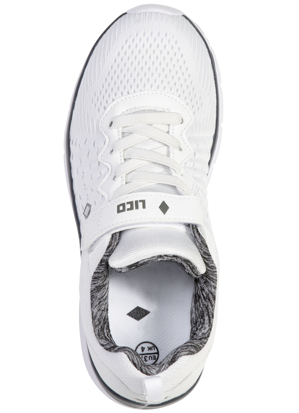 Sneaker aus effektvoll dessiniertem Textilmaterial