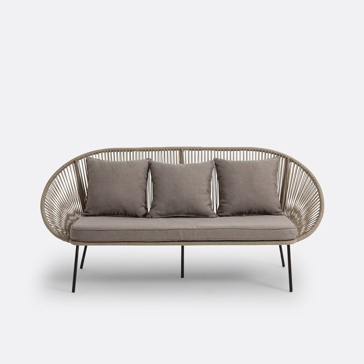 LA REDOUTE INTERIEURS<br>Banco de jardim Jiraya de 3 lugares