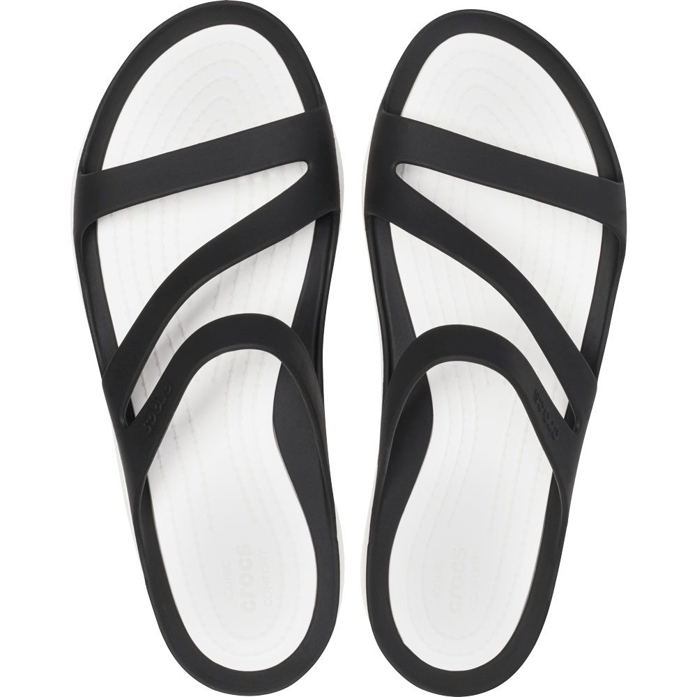 Crocs Swiftwater Sandalen Damen schwarz