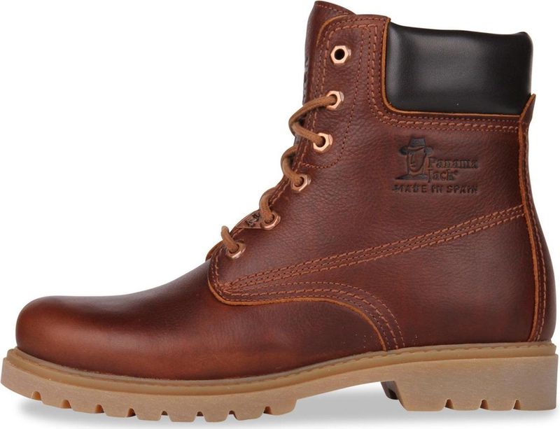 Panama Jack dames veterboots - Cognac