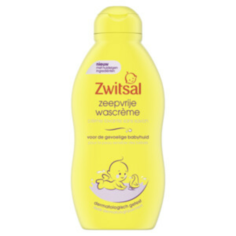 6x Zwitsal Zeepvrije Wascrème 200 ml