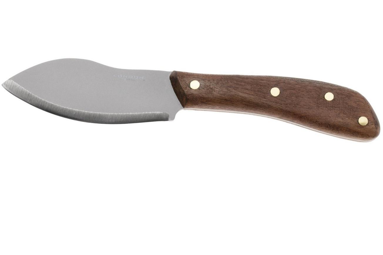 Condor Nessmuk Knife CTK230-4HC Bead Blasted 1075, Walnut, vaststaand mes