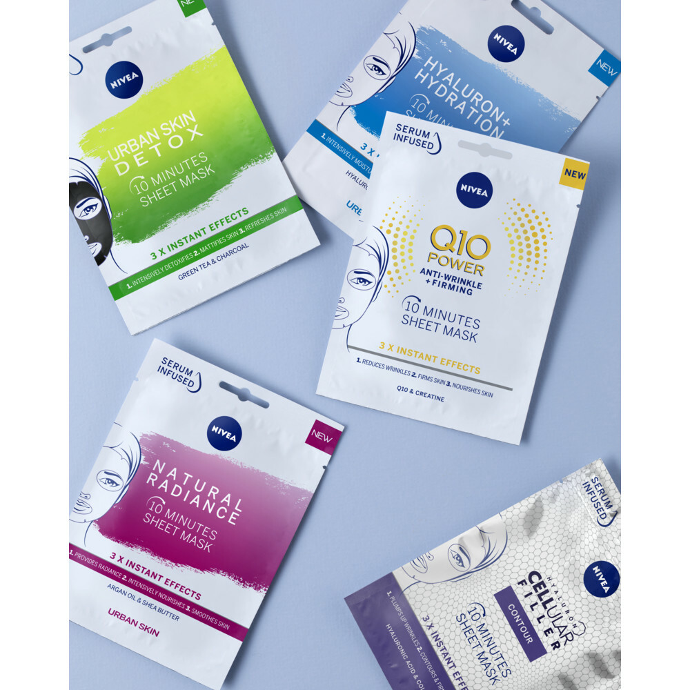 15x Nivea Urban Skin Masker Hydrating