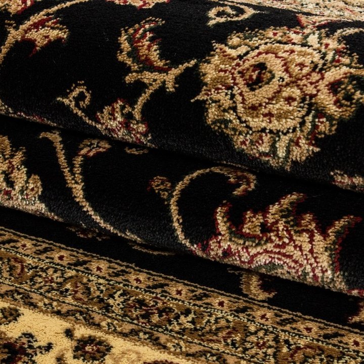 Oosters vloerkleed - Marrakesh Zwart 210 | Authentiek!