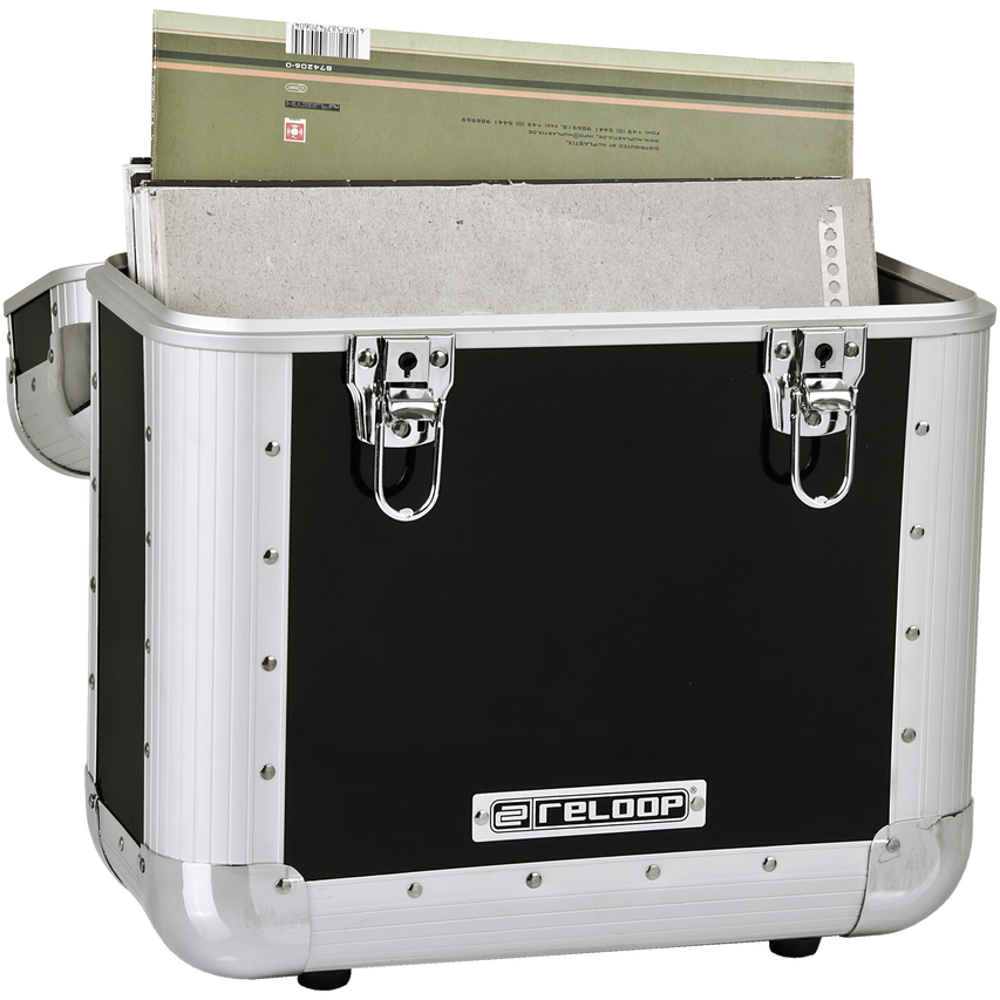 Reloop 60 Record Case platenkoffer zwart