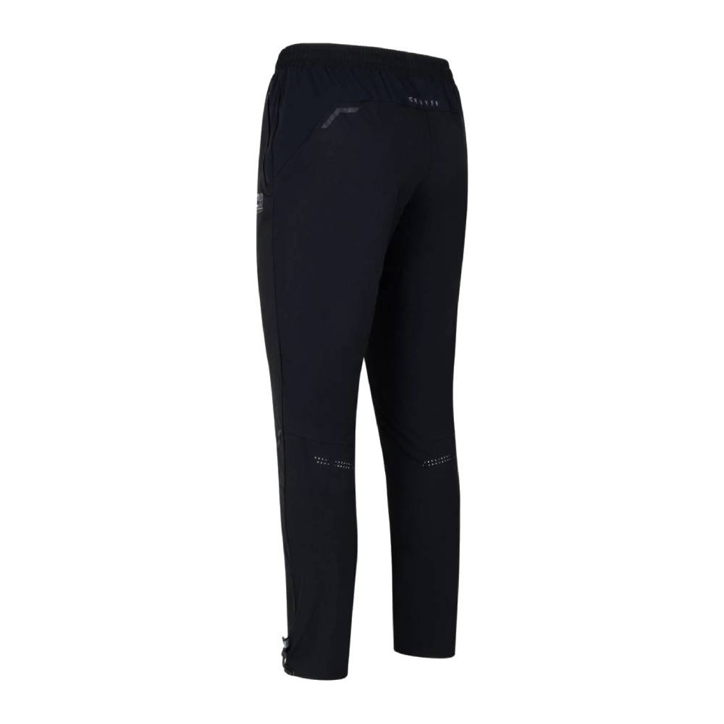 Cruyff Elite Trainingspak Full-Zip Zwart Zilver