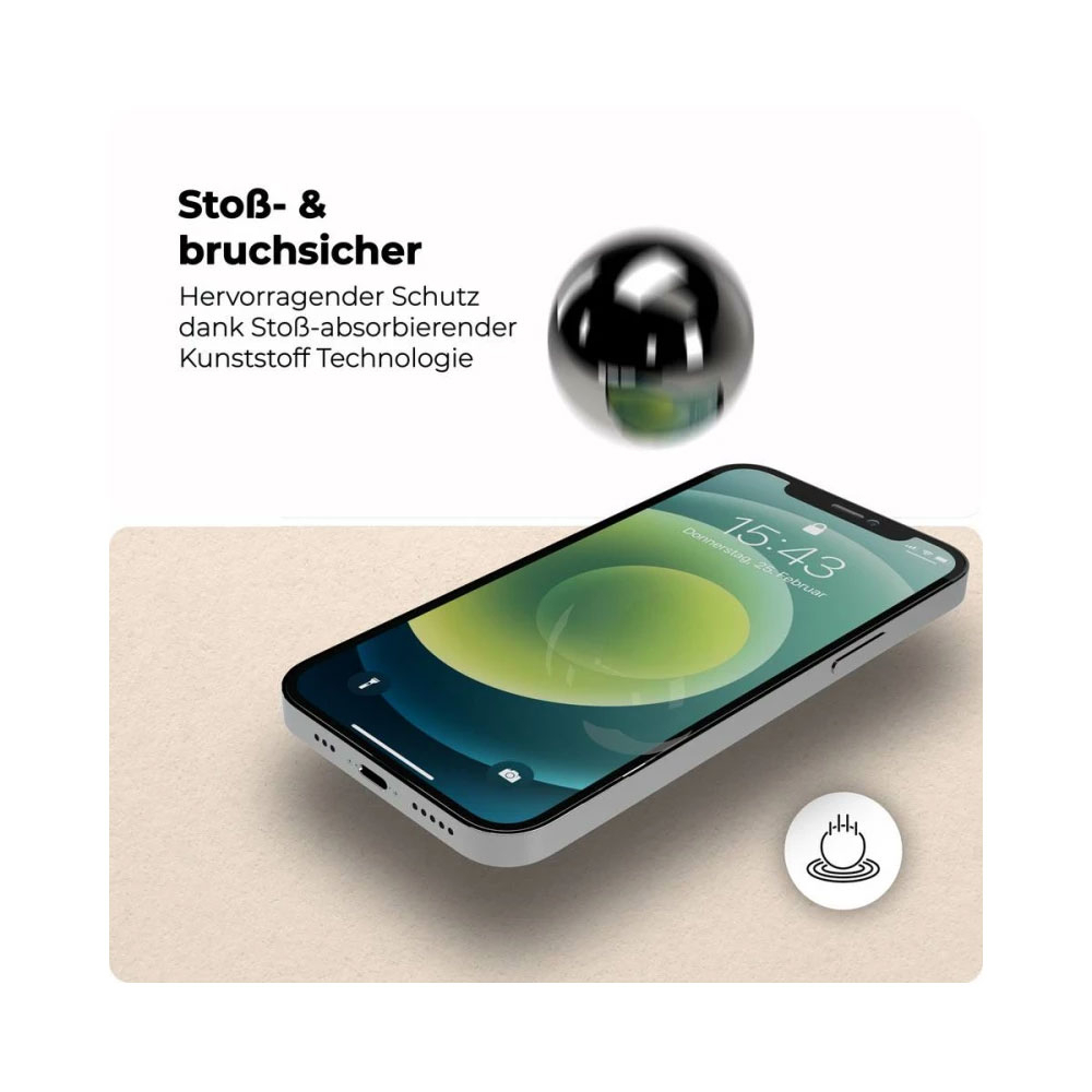 Samsung Galaxy Tab S7 LTE Crystal Clear Panzerfolie Antibakteriell (Case Friendly)