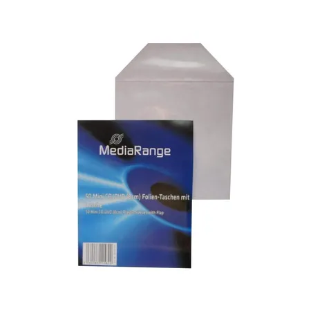 MediaRange Sleeve Mini CD / DVD Hüllen, 85 x 85 mm, 100 Stück