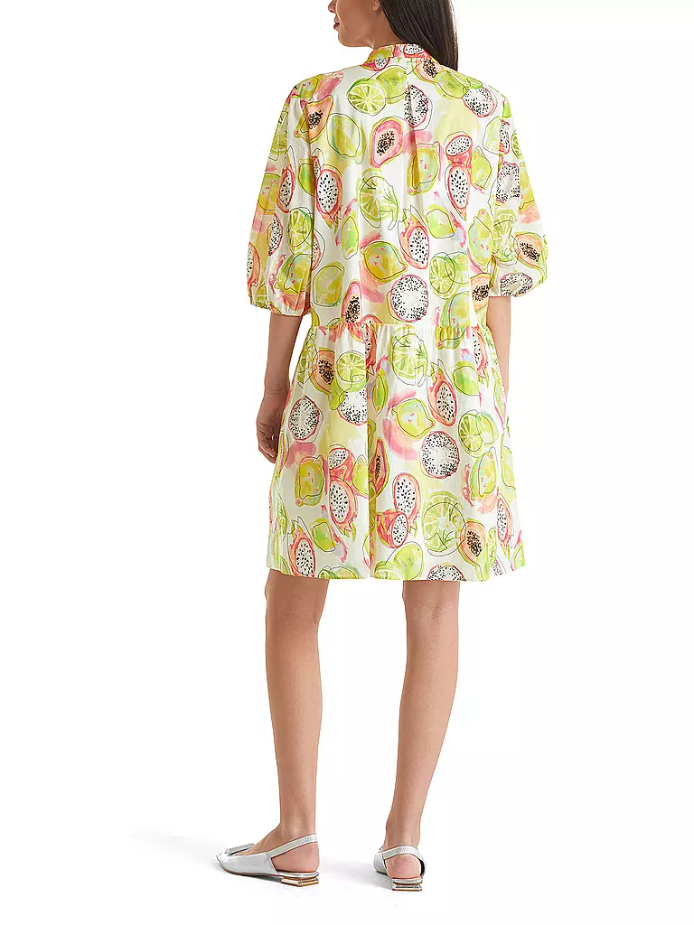 MARC CAIN Hemdblusenkleid gelb
