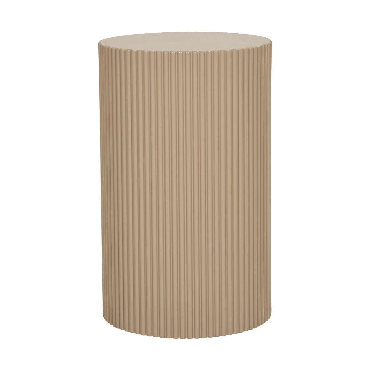 Houten bijzettafel Asa Donker beige
