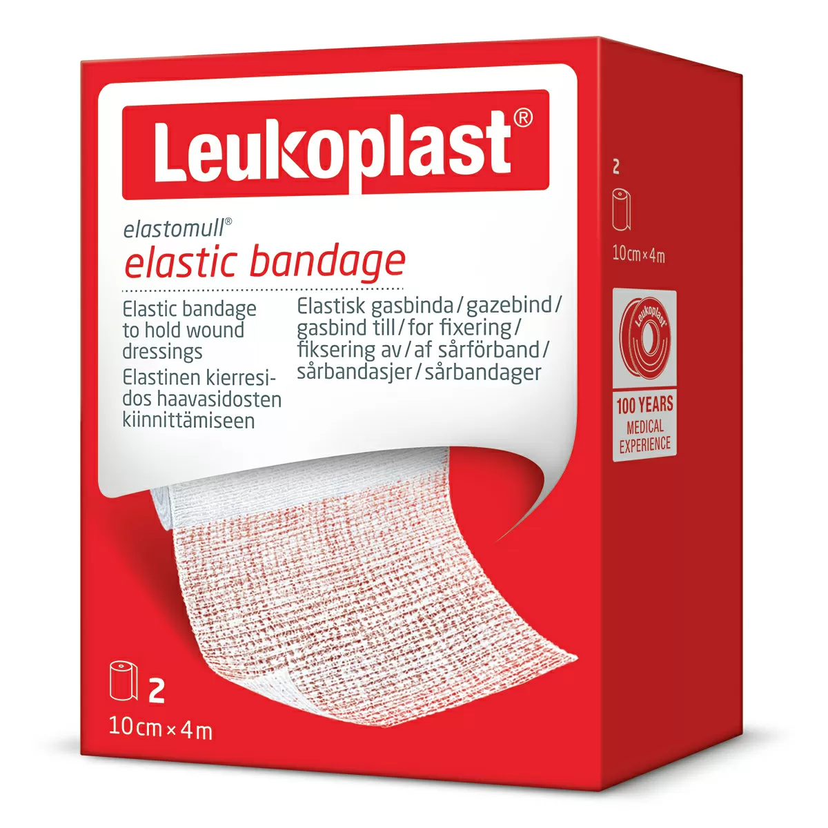 Leukoplast Elastomull 10 cm x 4 m - 2 stk.
