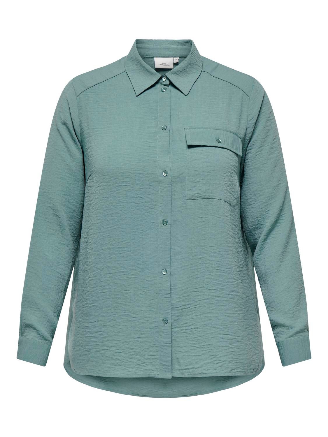 CARJOLEEN Hemd Chinois Green