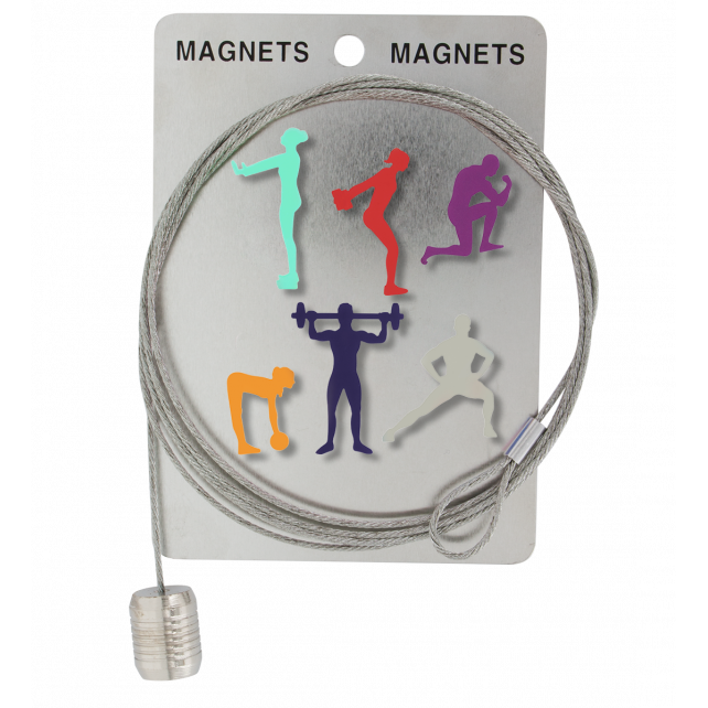 Câble porte photos et magnets - Magnetic Cable