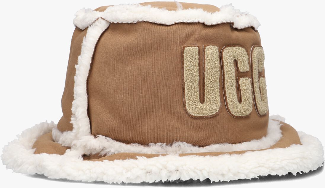 UGG cognac ugg hoed bonded fleece bucket hat