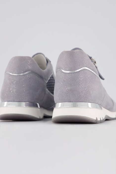 Caprice Leder-Sneaker, Glitzer-Effekt, Weite H