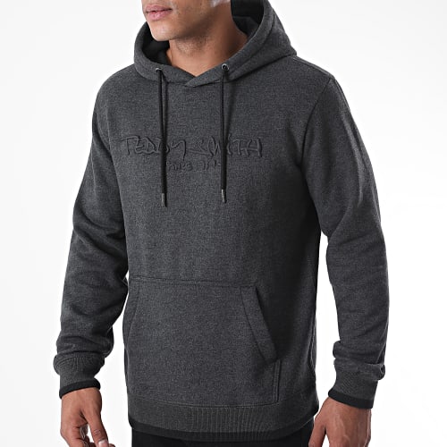Sweat Capuche Class Gris Anthracite Chiné