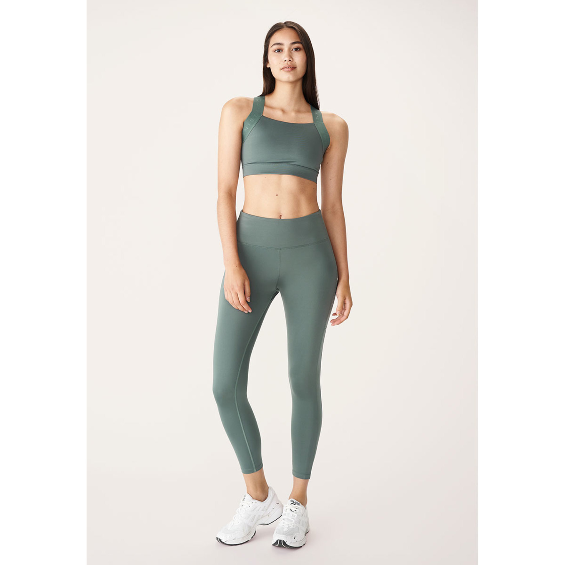 Röhnisch Kay Printed Hardloopbroek Lang Groen Dames