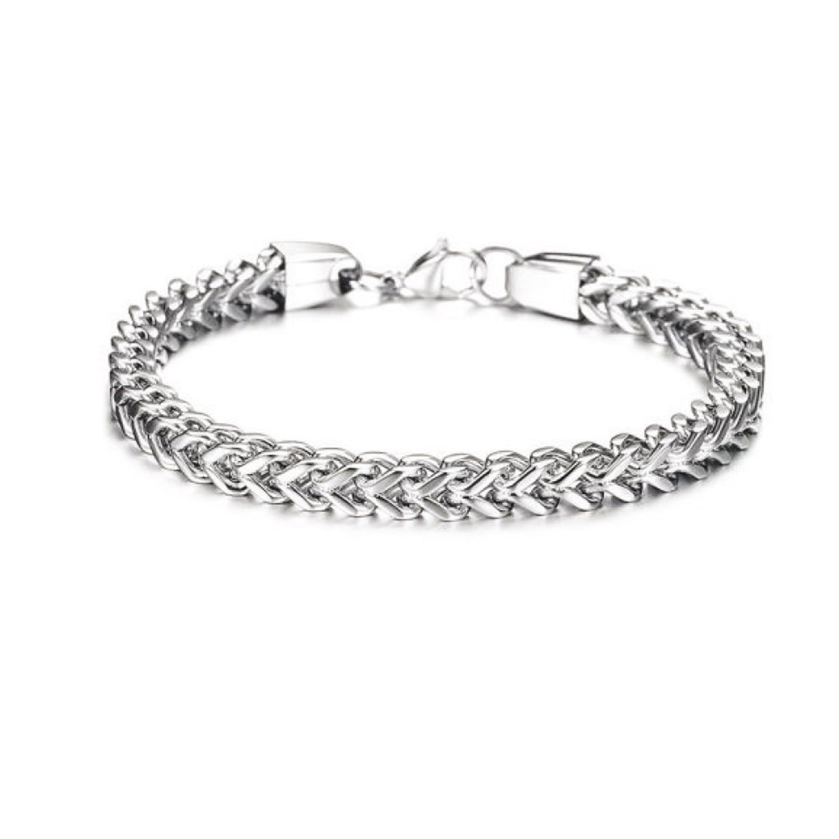 Bracelet acier gourmette REMY