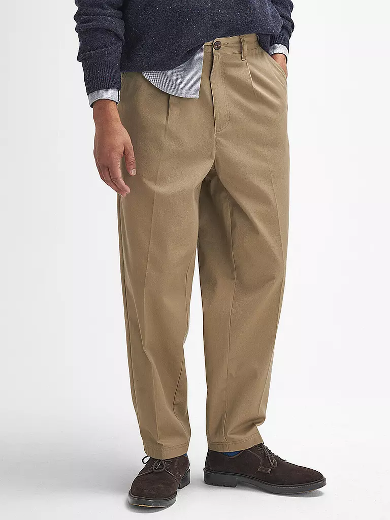 BARBOUR Hose RAITHWELL Relaxed Fit beige