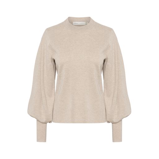 InWear SammyIW Striktrøje, Simply Taupe Melange, M