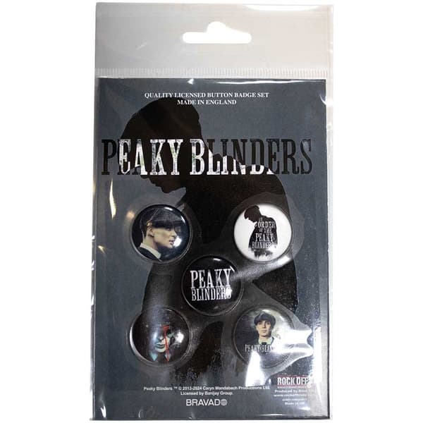Peaky Blinders Button Badge Pack: By Order Of