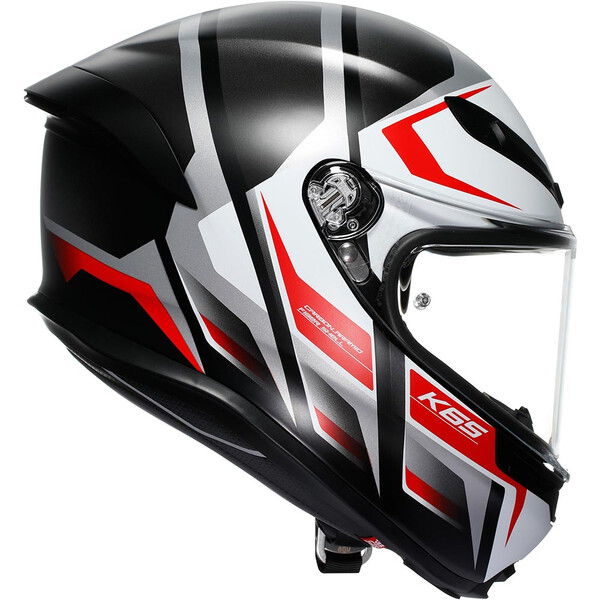 AGV - Casque K6 S Karve Blanc / Noir / Rouge / Mat