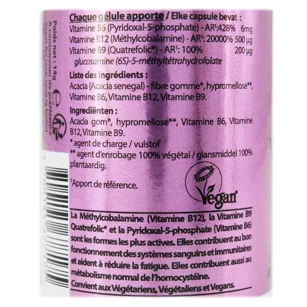 Vit'all+ Vitamina B12 60 cápsulas vegetais