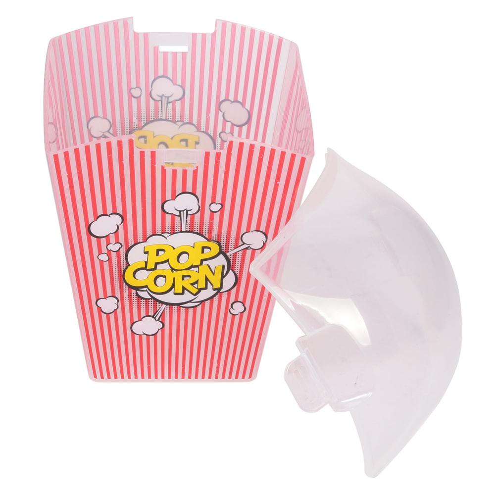 SEAU A POP CORN MICRO ONDES 12.5X12.5X18CM