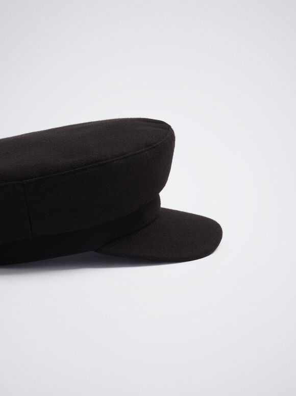 Gorro Marinera de Lã - Preto