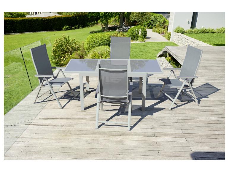 Uitschuifbare aluminium tuintafel Houston