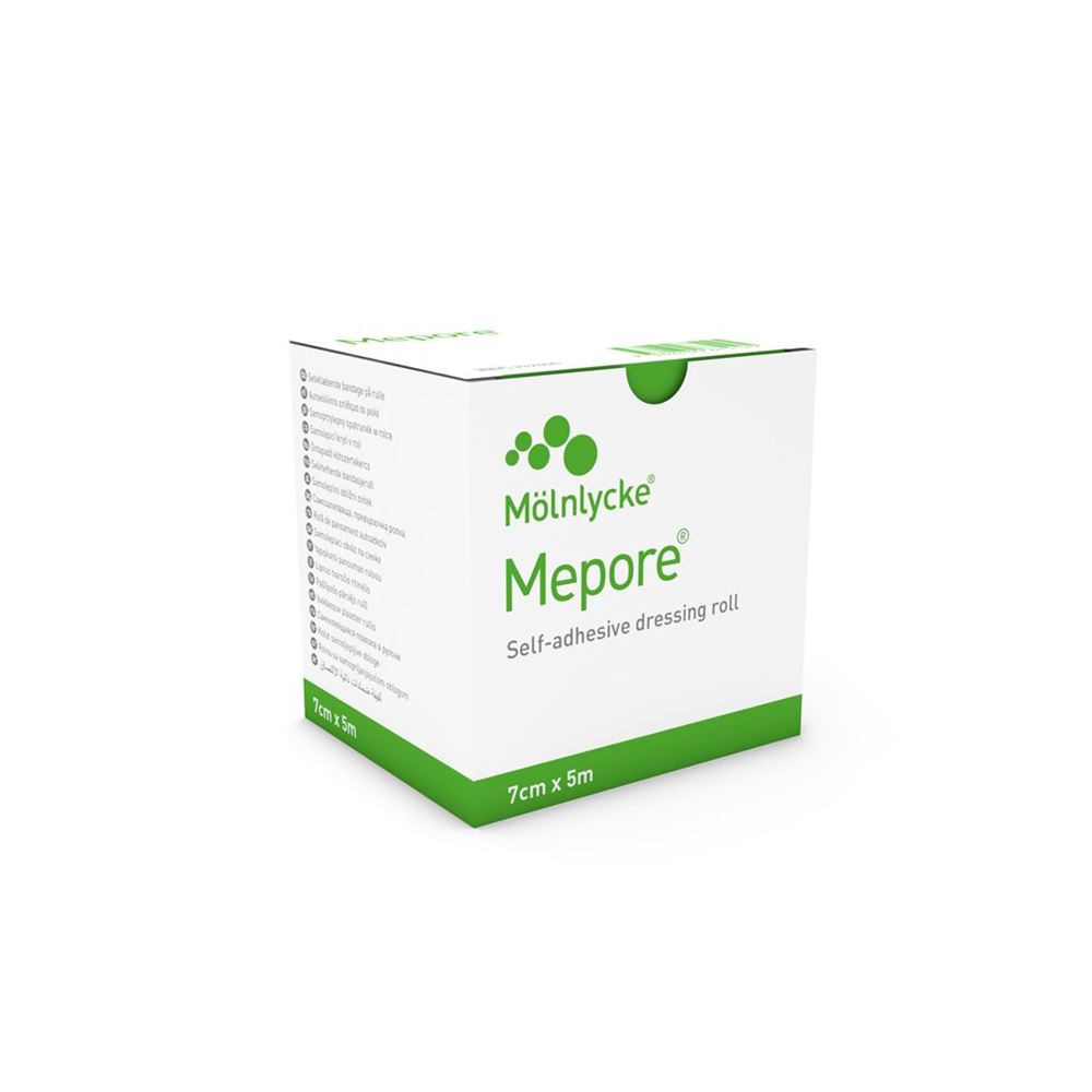 MEPORE Wundverband<br>1 Stück, Rolle, 7cmx5m, unsteril