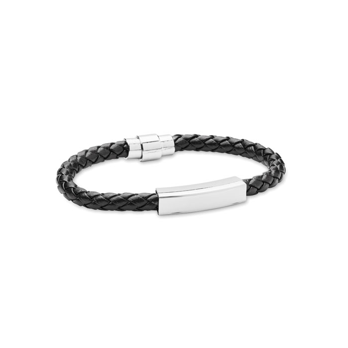 GiftRetail MO2377 - FAULETI Bracelet tressé en simili cuir