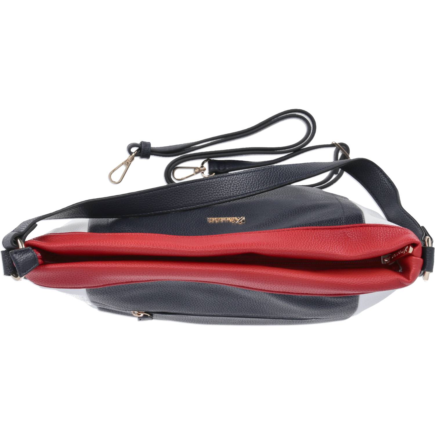 Kaerlek Schultertasche - marine / mix