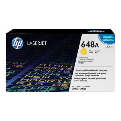 HP 648A - jaune - cartouche laser d'origine