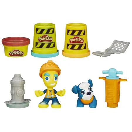 Play-Doh Town Figur mit Tierfreund, sortiert
