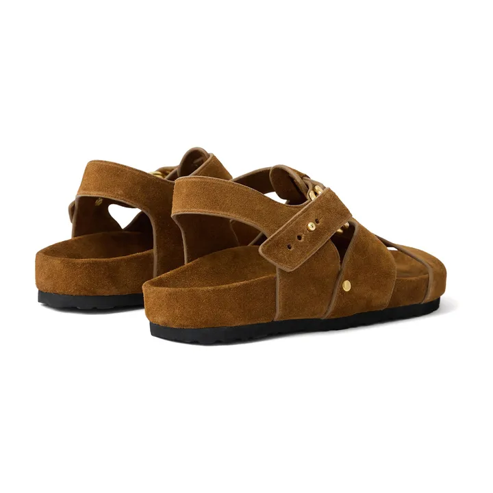 Soeur Sandales Ari Croûte de Cuir | Cannelle
