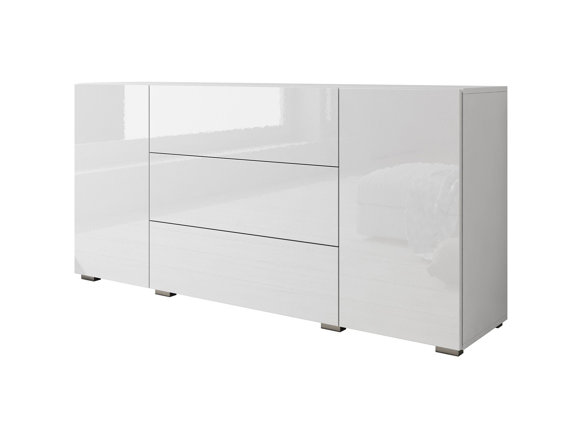 Meubella - Dressoir Bonzo - Wit - 150 cm