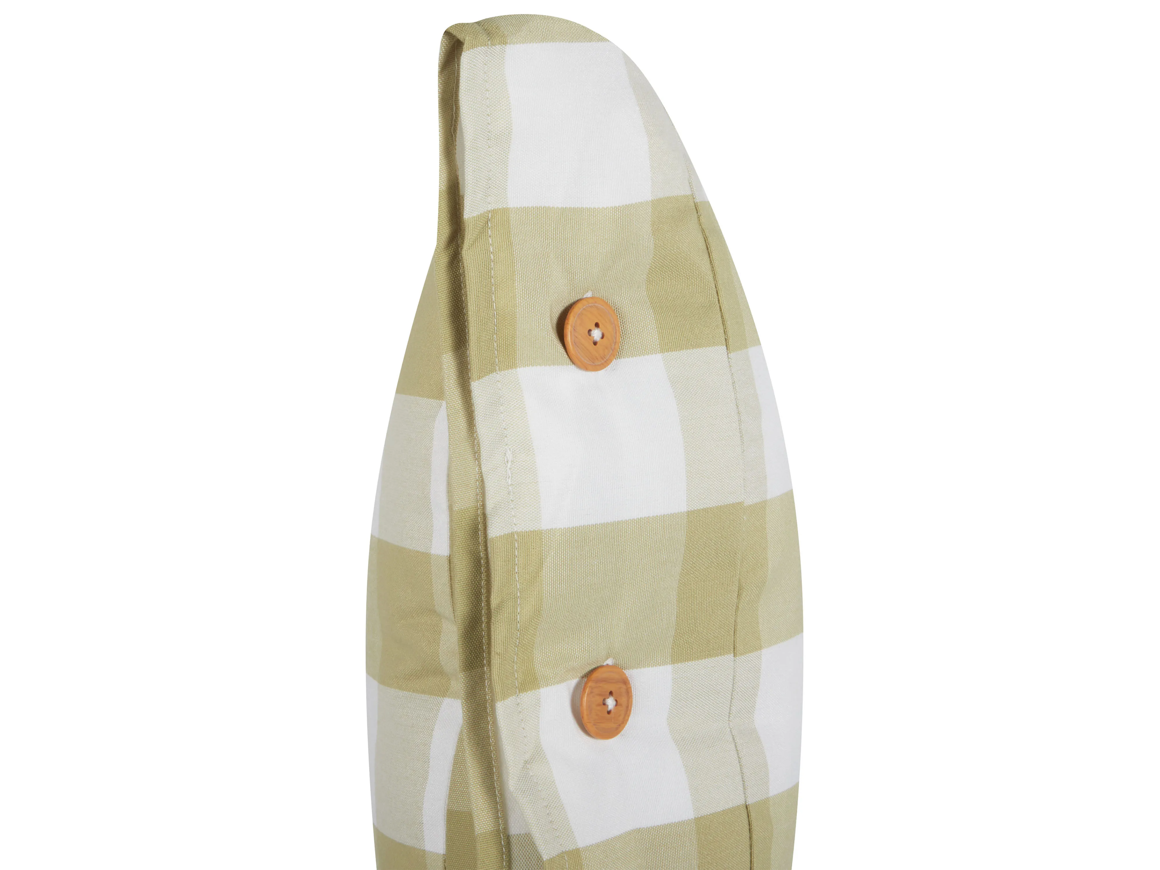 Set van 2 sierkussens TAMNINE 40 x 60 cm Lichtgroen geblokt patroon