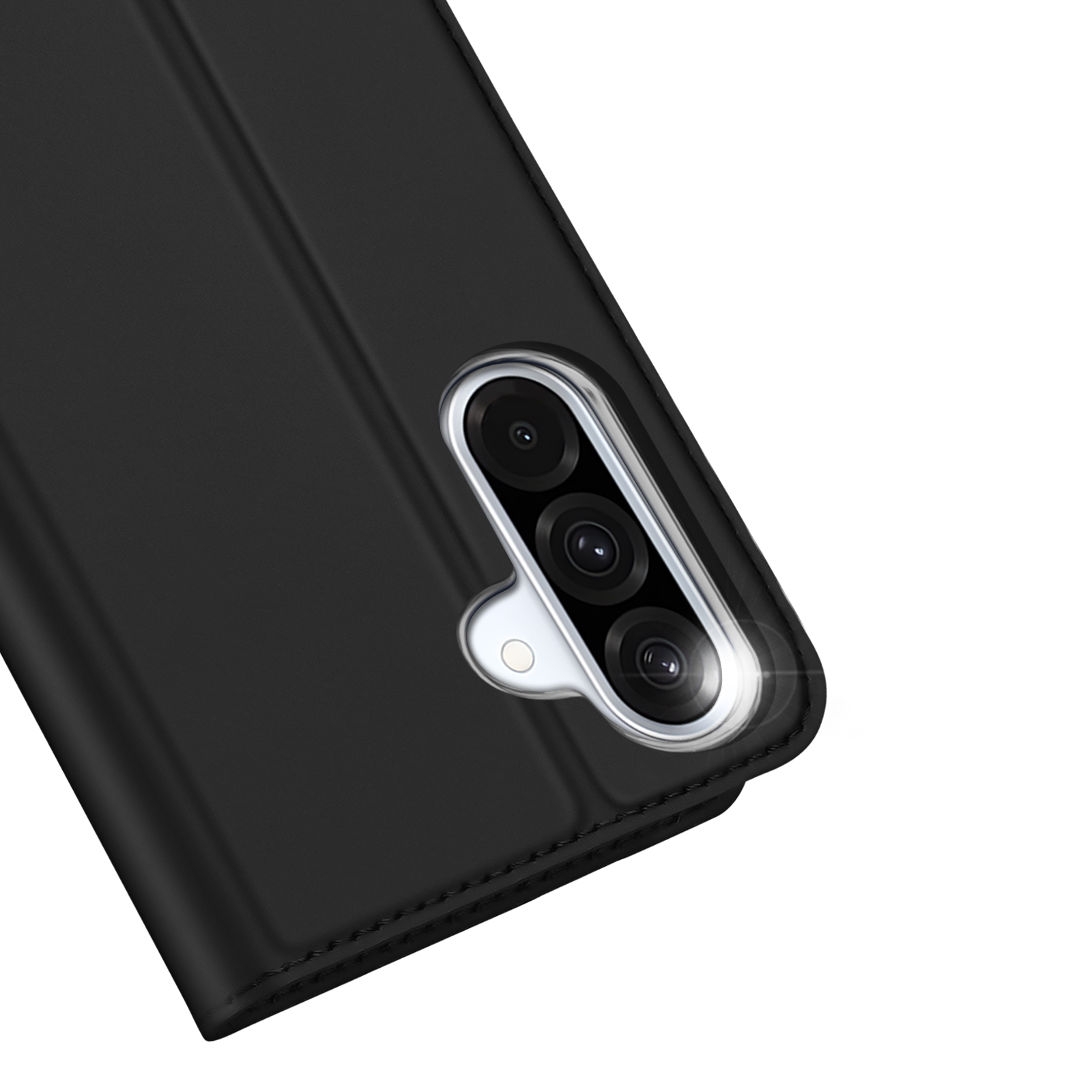 Samsung Galaxy A56 / A36 Flip Wallet Cover Leder Tasche - Schwarz