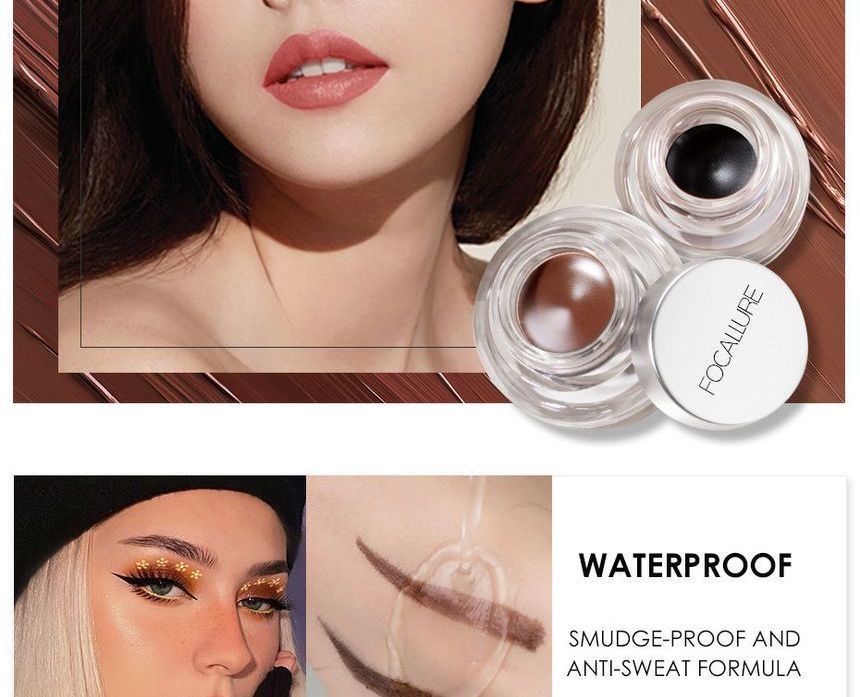 FOCALLURE - Stay Max Smooth Eyeliner Gel - 2 kleuren